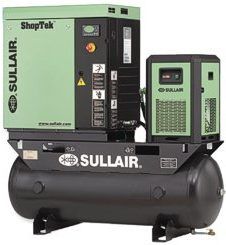 Sullair - 5 – 100 HP ShopTek Compressors