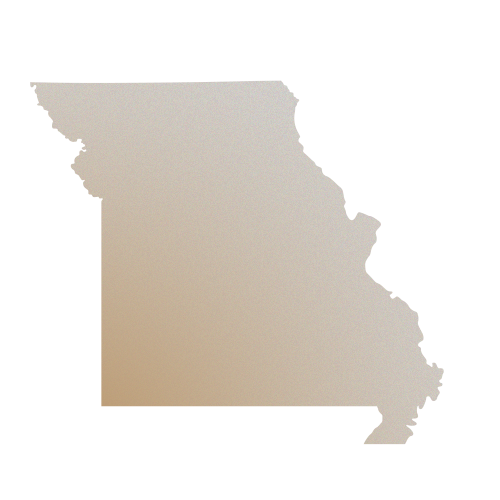 Geographic air compressor service area map – St. Louis metro area and Missouri – Brabazon
