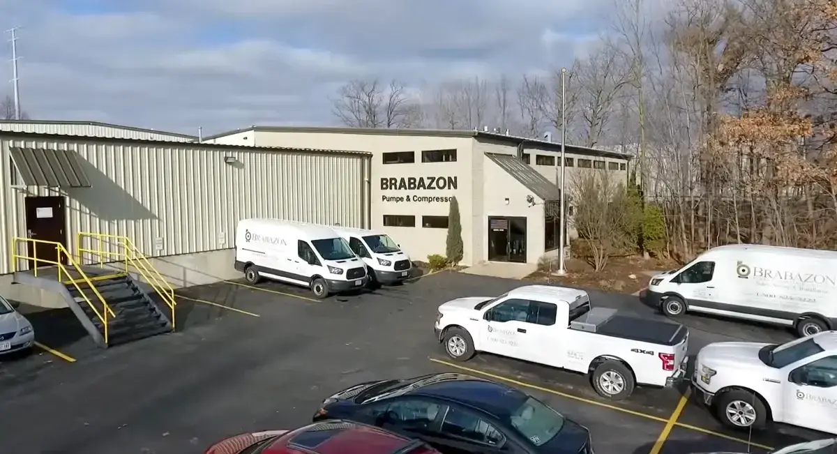 Brabazon Pump, Compressor and Vacuum headquarters and service fleet in Green Bay, Wisconsin