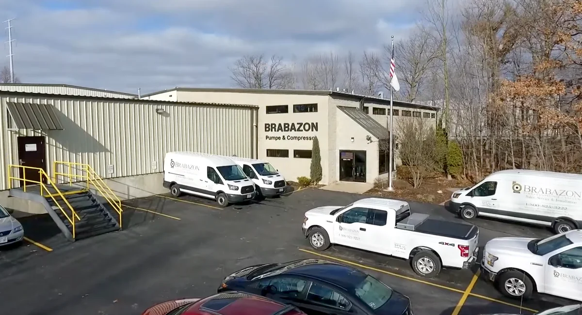 Brabazon Pump, Compressor and Vacuum headquarters and service fleet in Green Bay, Wisconsin