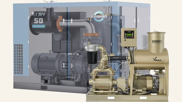 Industrial vacuum pump equipment product image