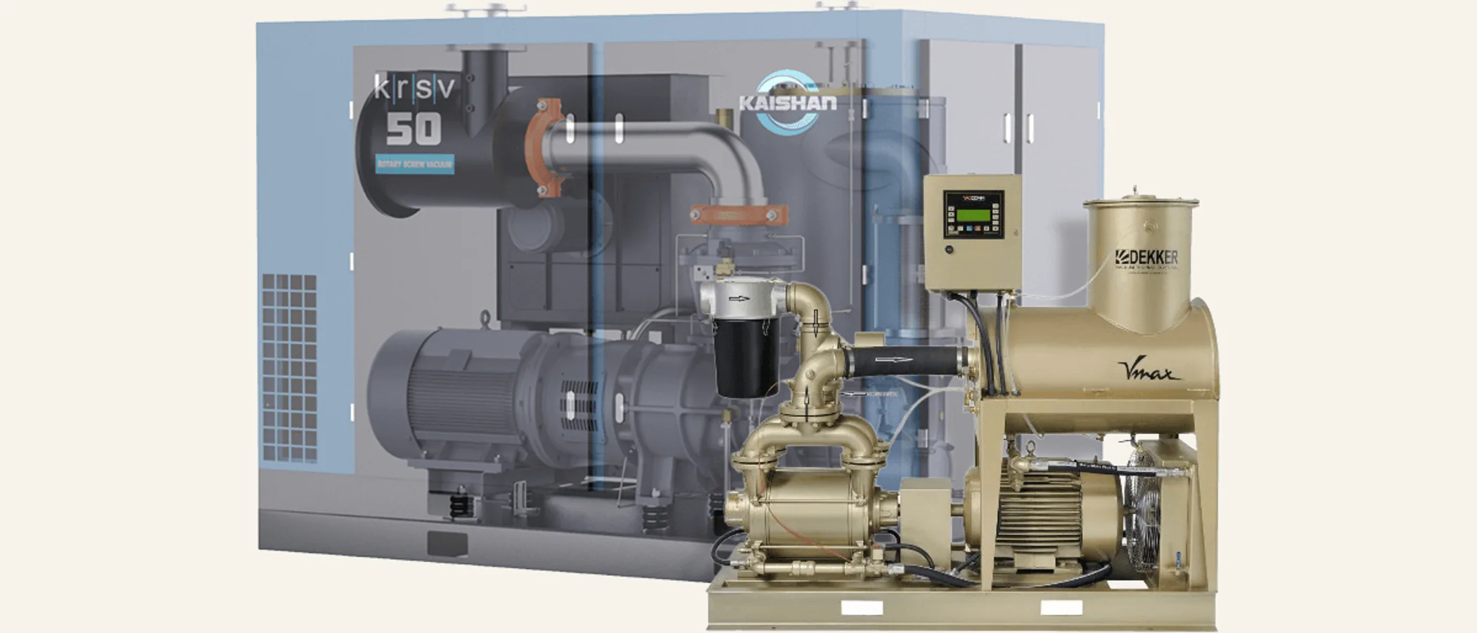 Industrial vacuum pump equipment product image