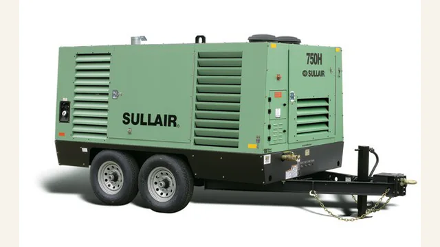 Sullair 750H portable towable air compressor