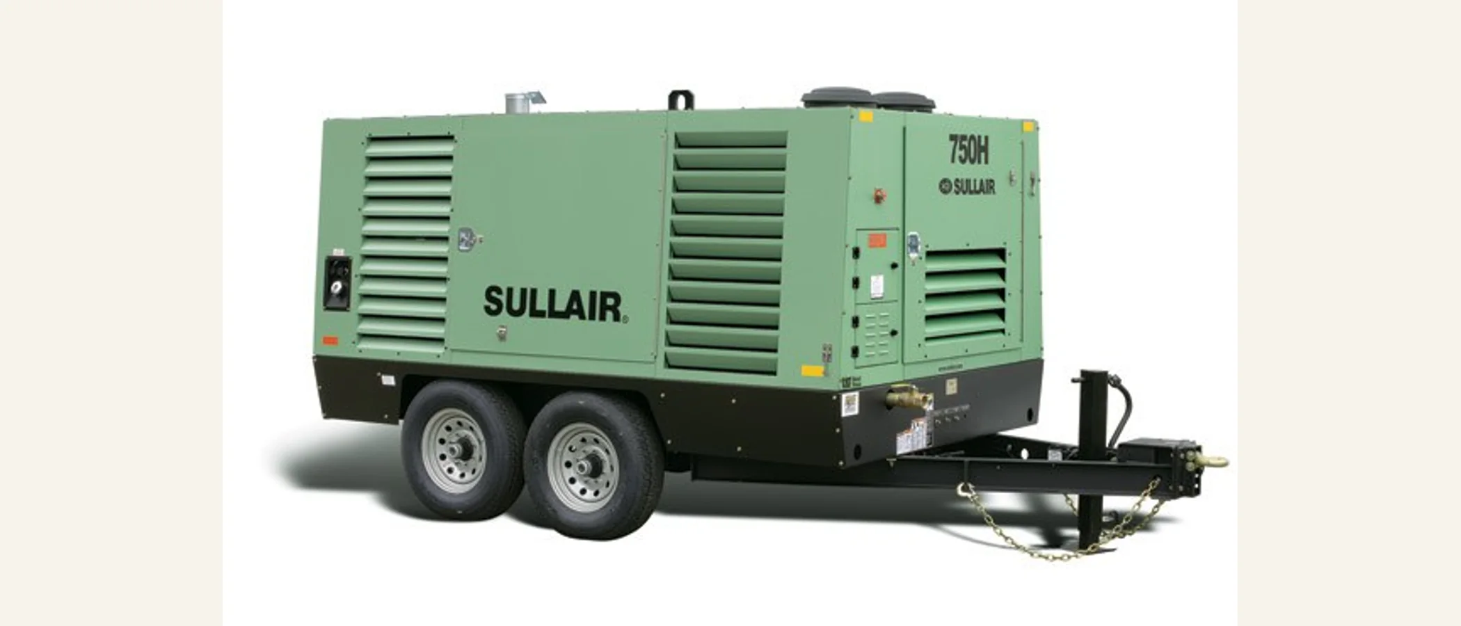 Sullair 750H portable towable air compressor