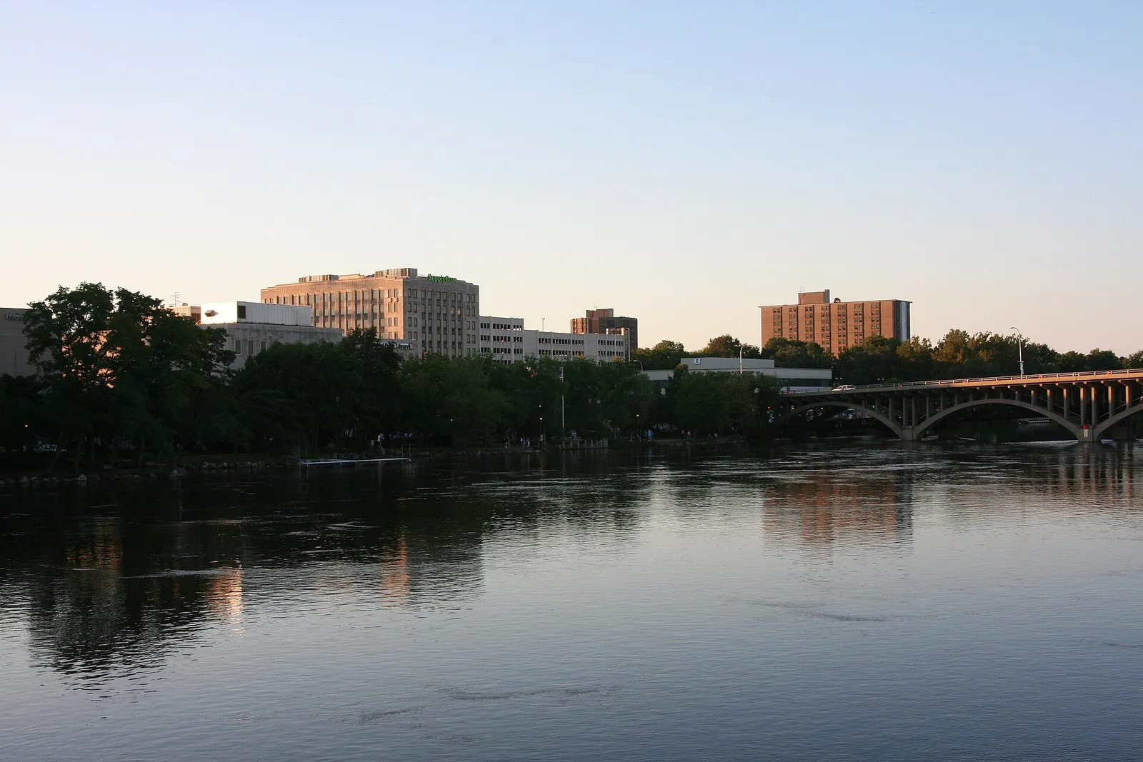 Rock River and downtown Rockford